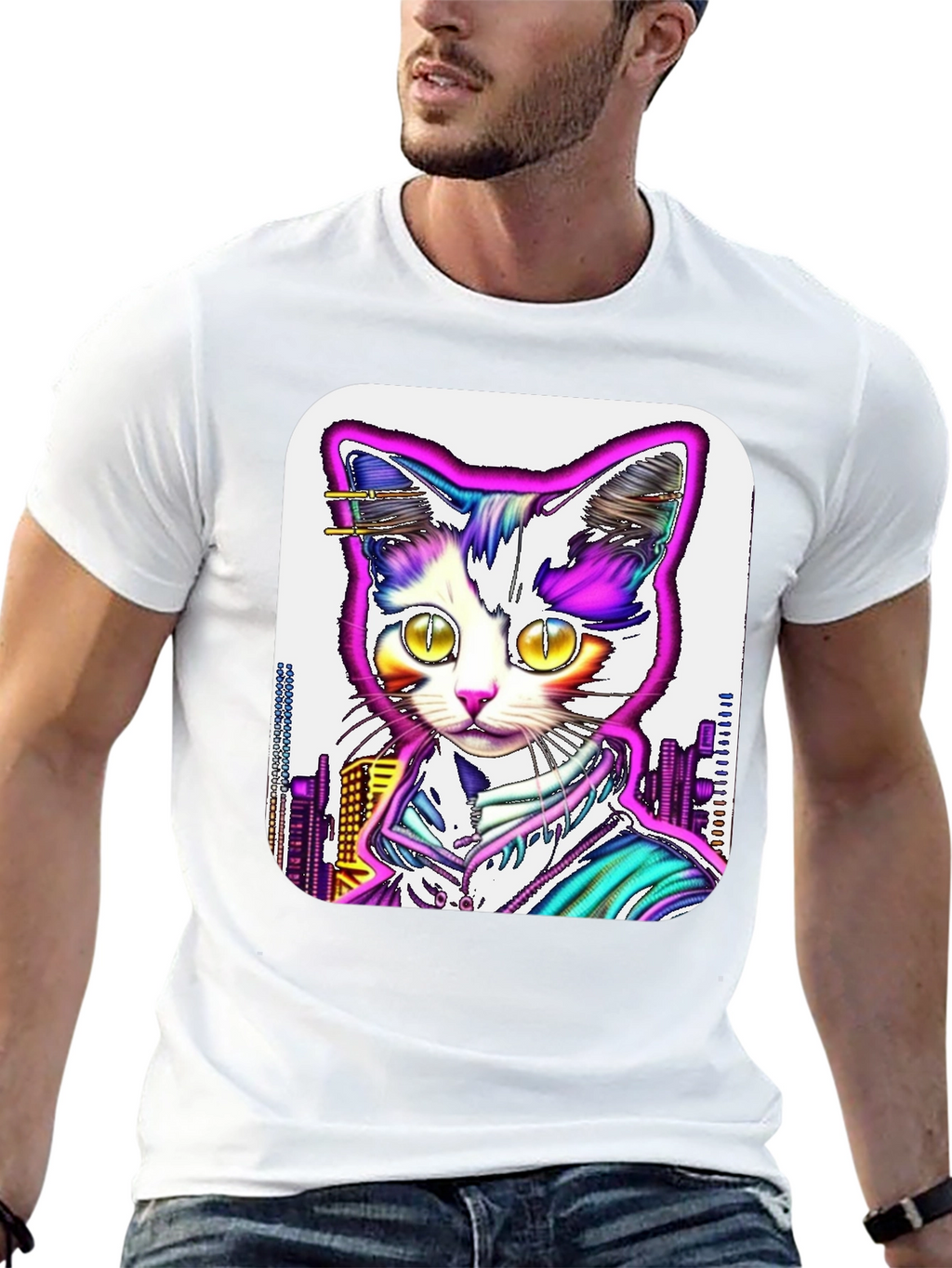 Cyberpunk Cat T-Shirt