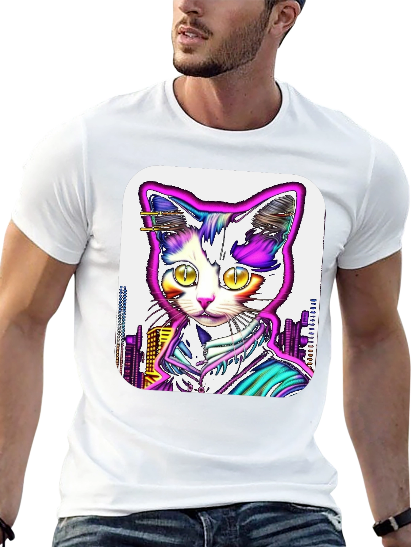 Cyberpunk Cat T-Shirt