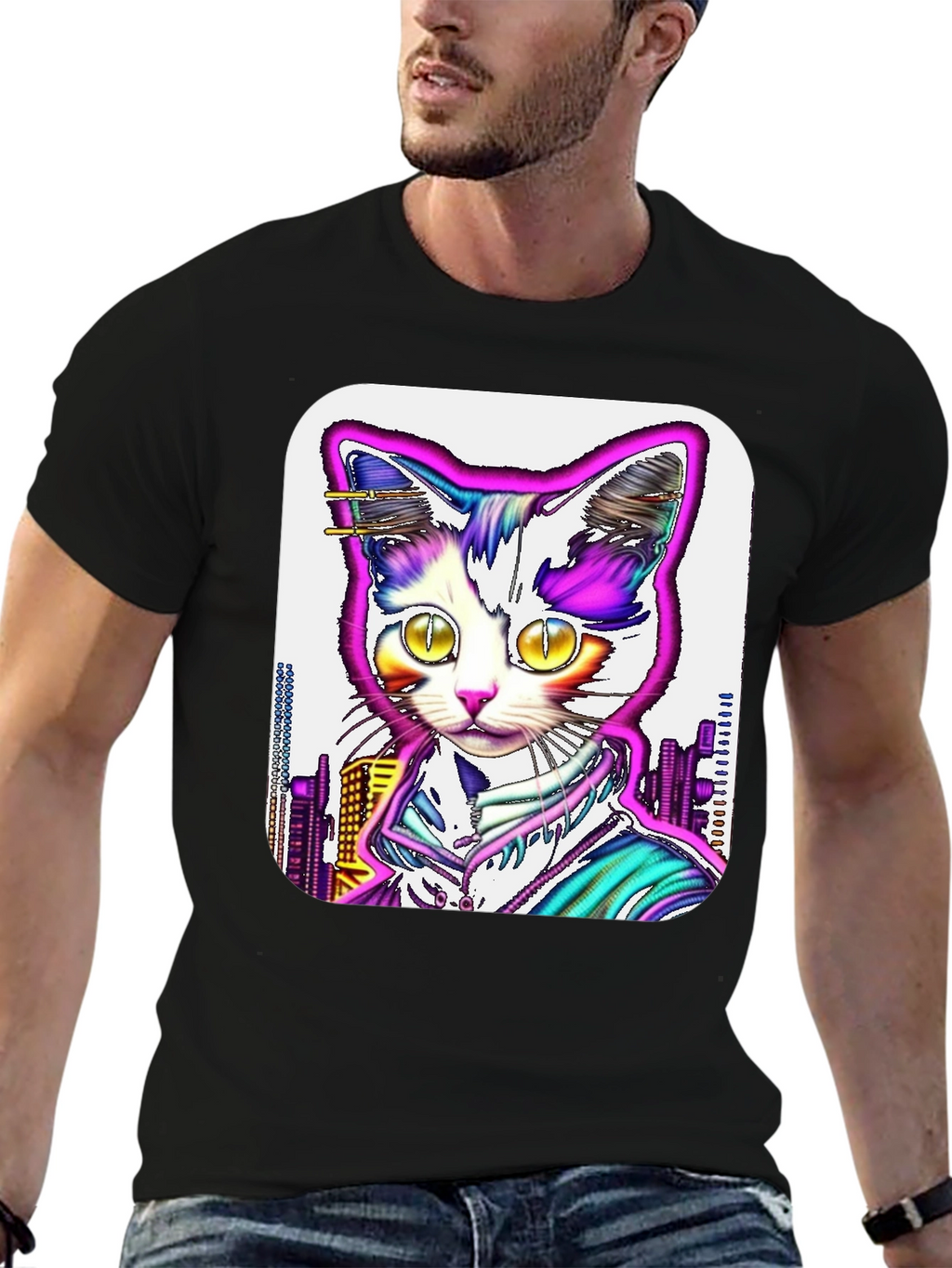 Cyberpunk Cat T-Shirt