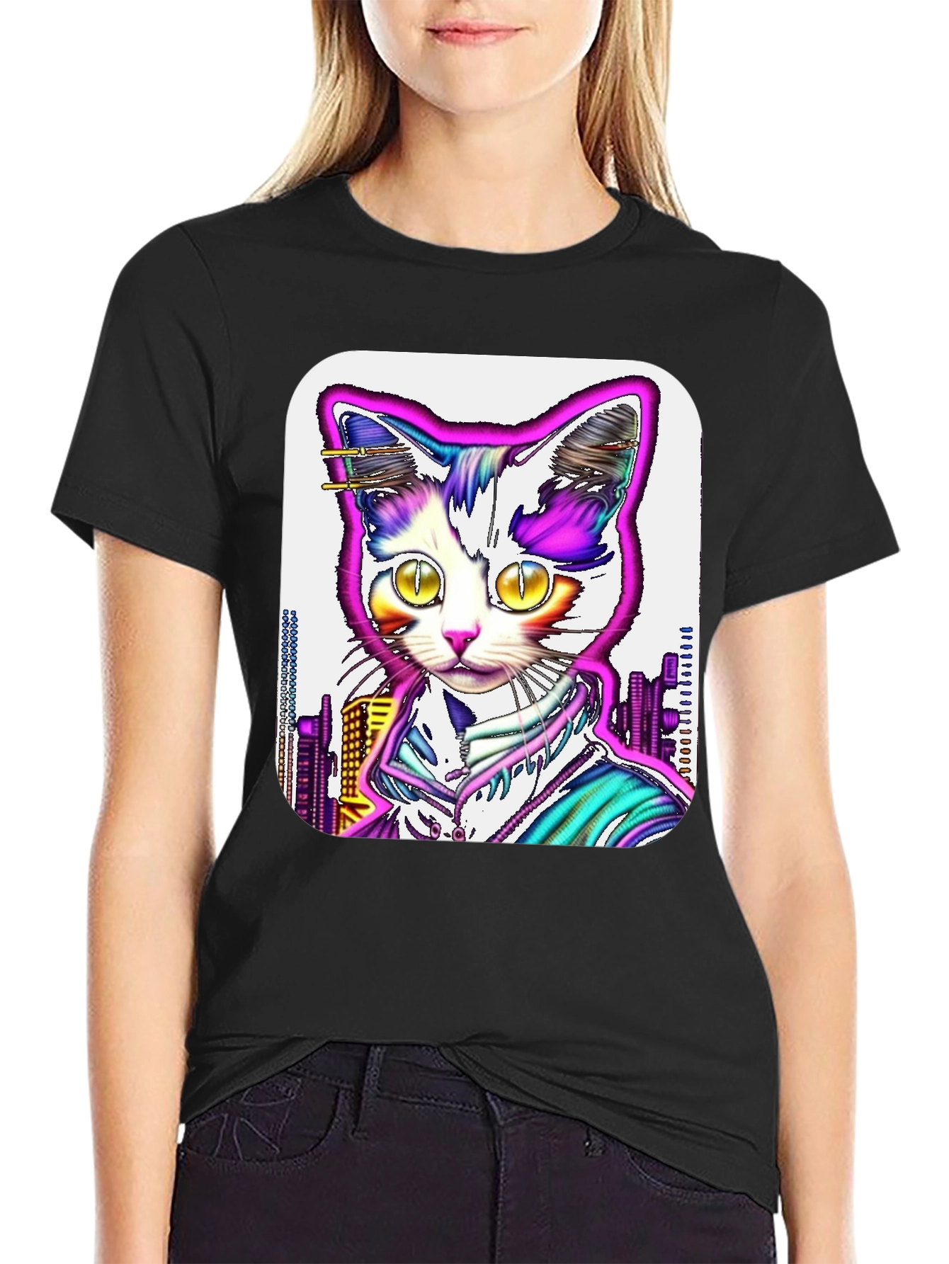 Cyberpunk Cat T-Shirt