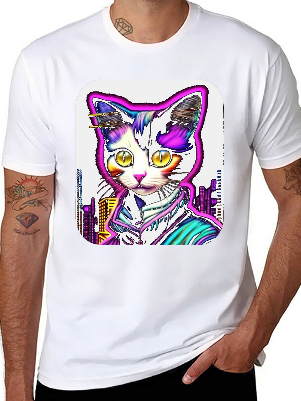 Cyberpunk Cat T-Shirt
