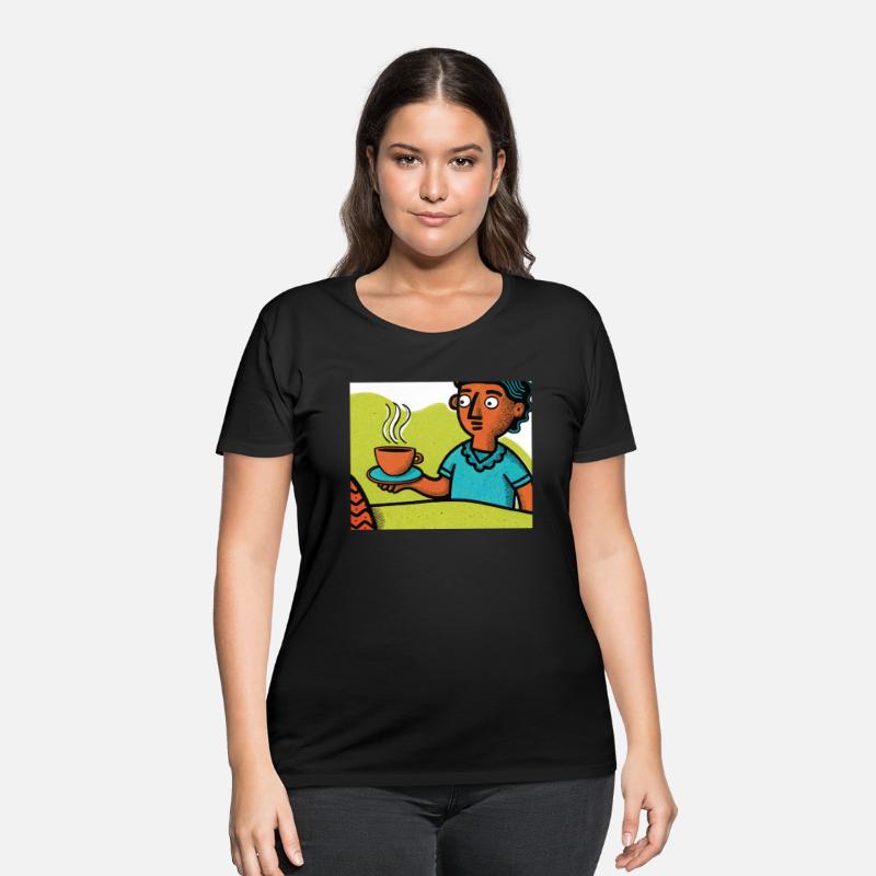 coffee barista serving coffee