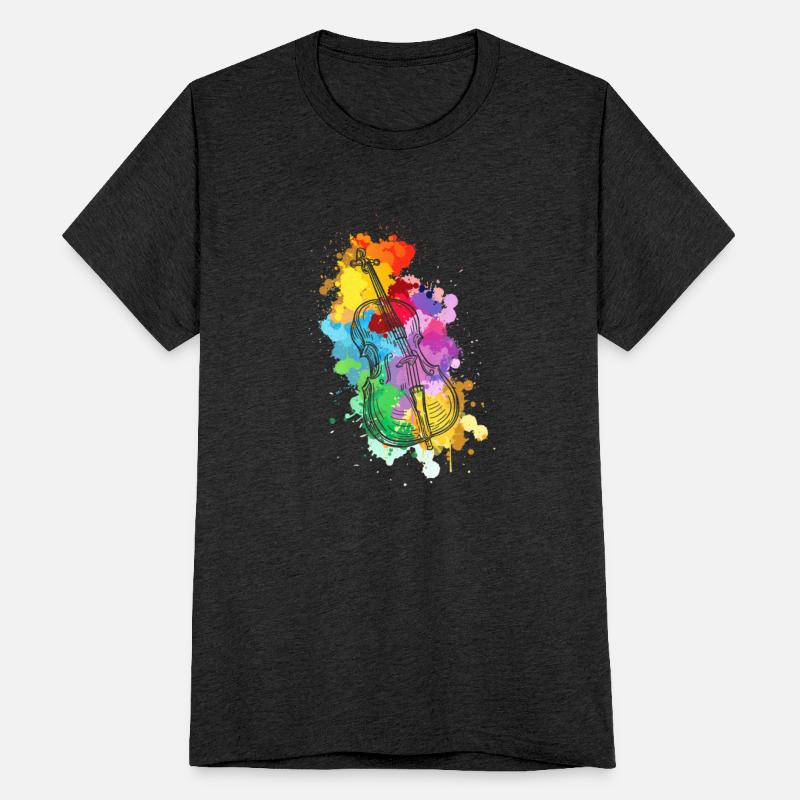 Colorful Musical Instrument Cello