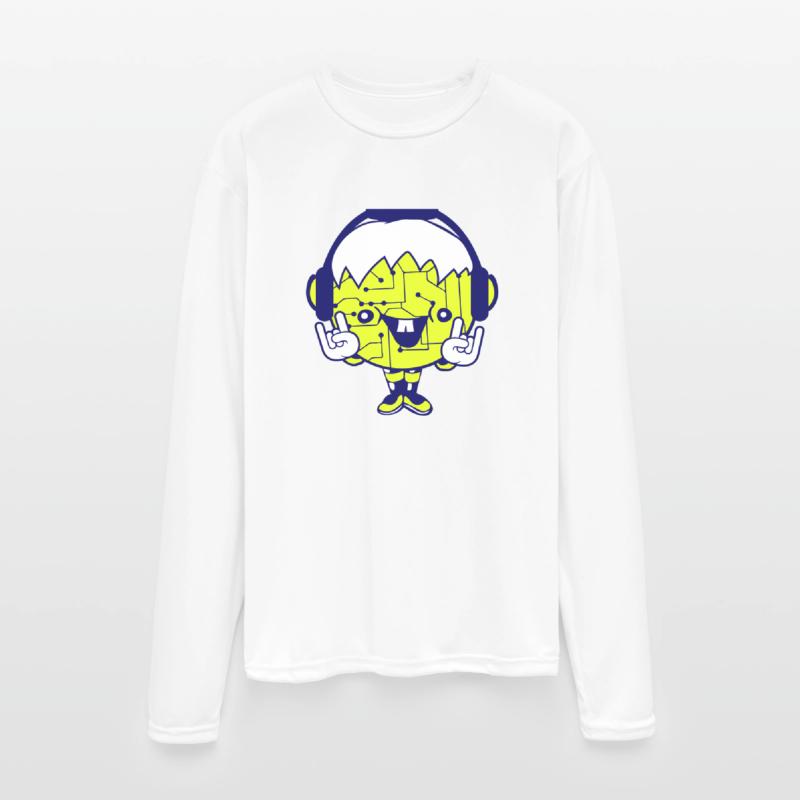 Computer Nerd DJ Cool Geek Microchip Pattern Party