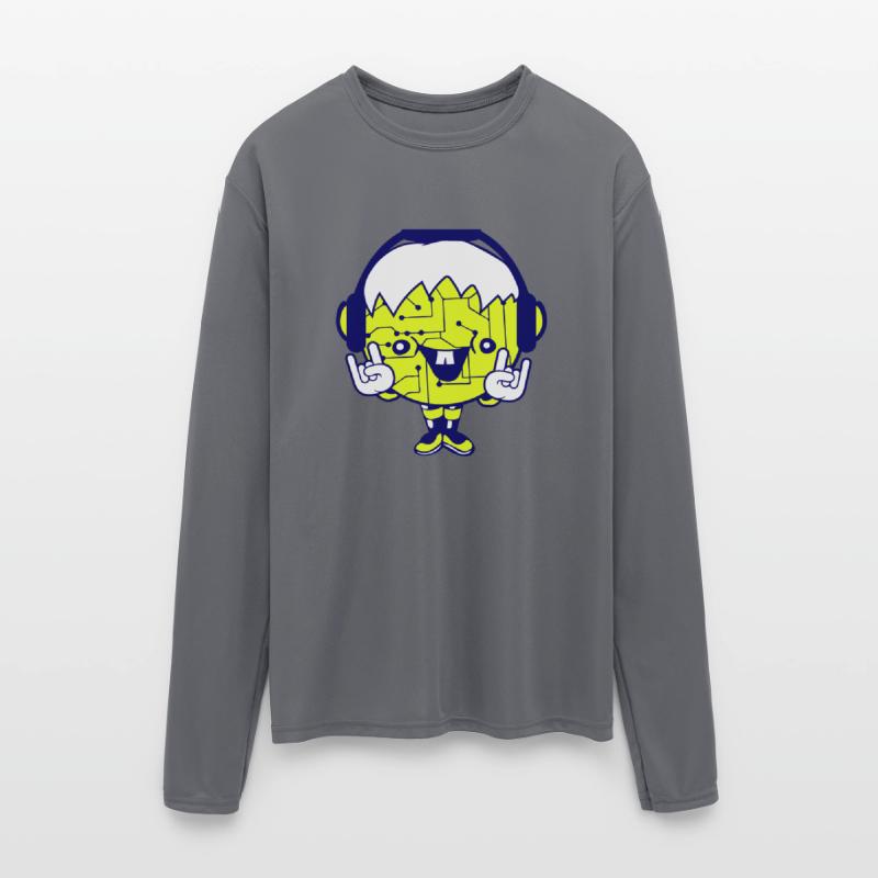 Computer Nerd DJ Cool Geek Microchip Pattern Party