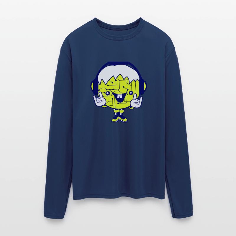 Computer Nerd DJ Cool Geek Microchip Pattern Party