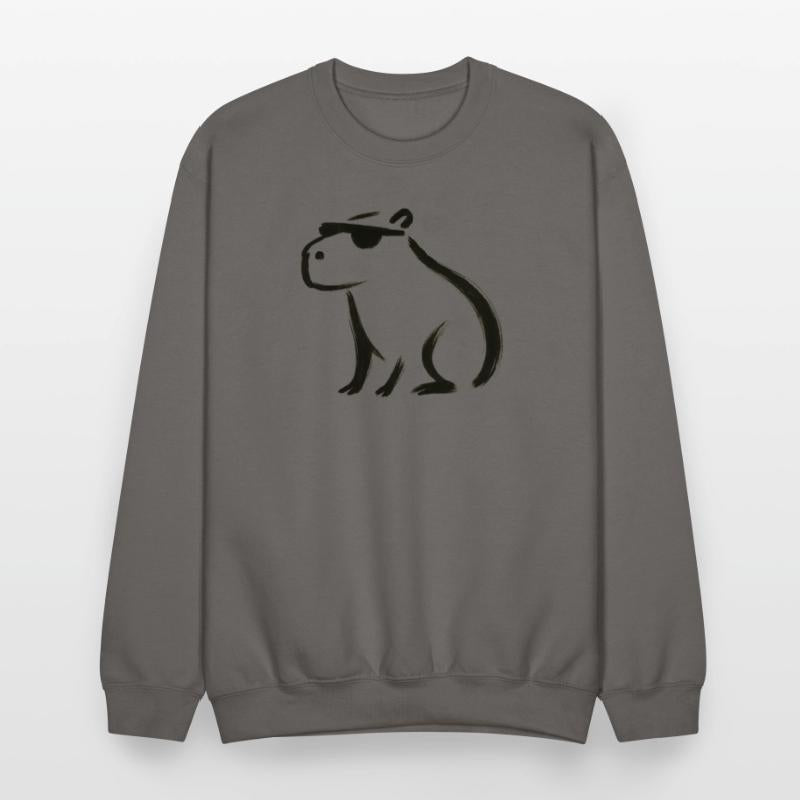 Cool Capybara – Minimalist Ink Animal Design