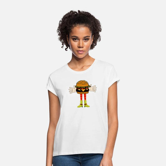 Cool Hamburger Art Men Cute Kawaii Burgermen