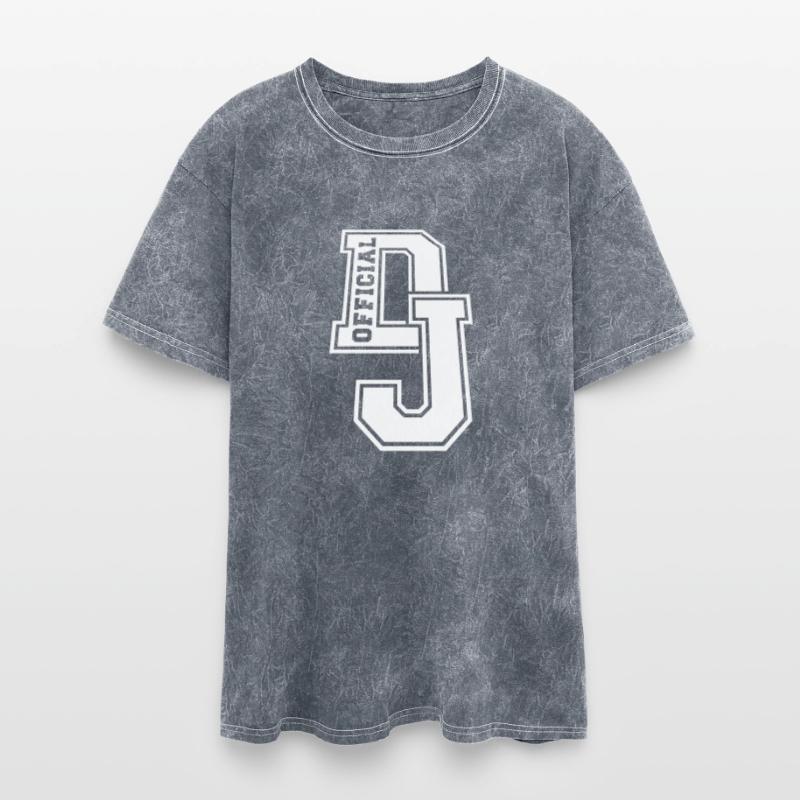 Cool Official DJ Club Music Party Text Lettering