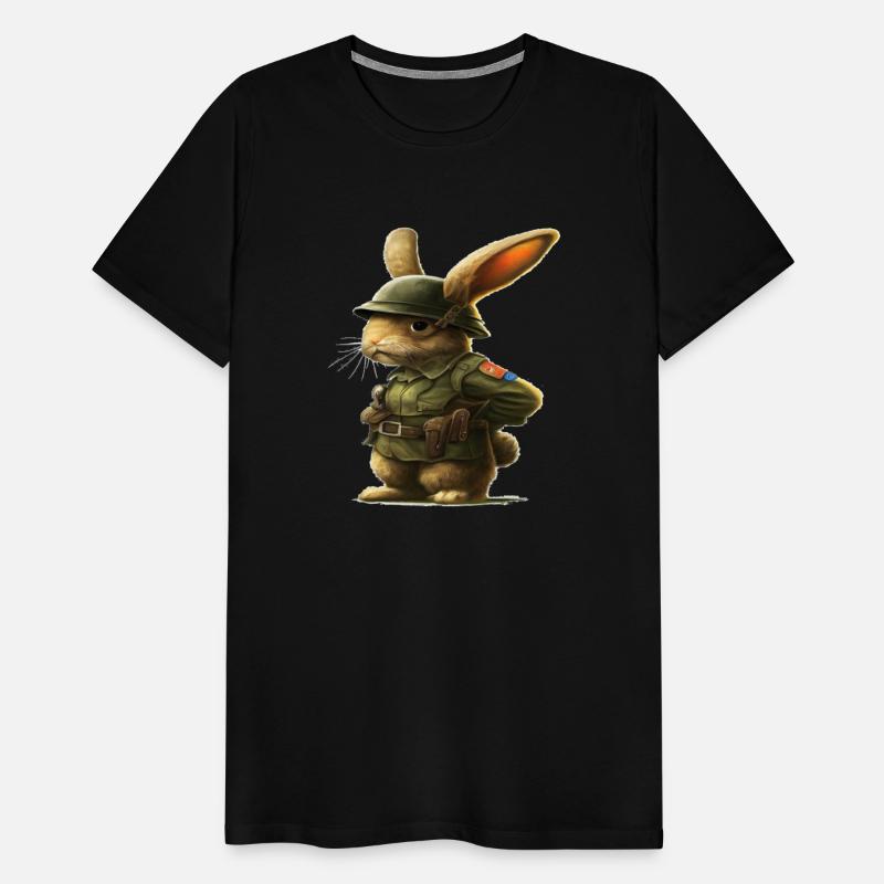 Courageous Bunny Soldier