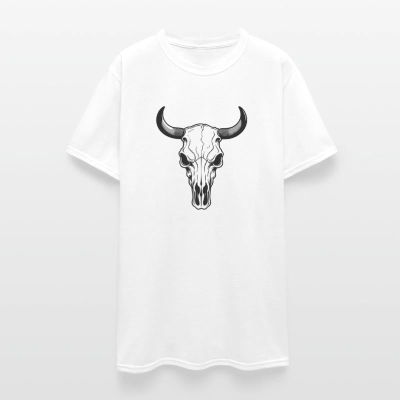 Cow Skull Western Wild West Style