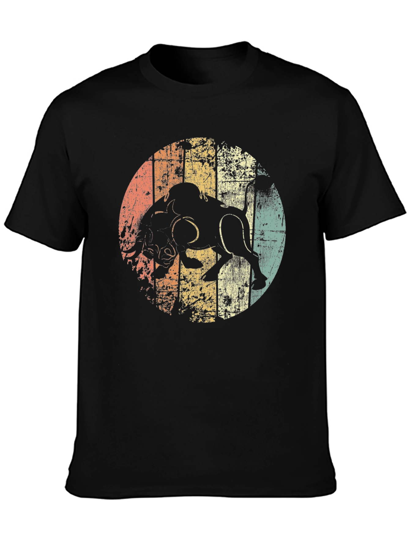 Vintage Zodiac Taurus Graphic T-Shirt