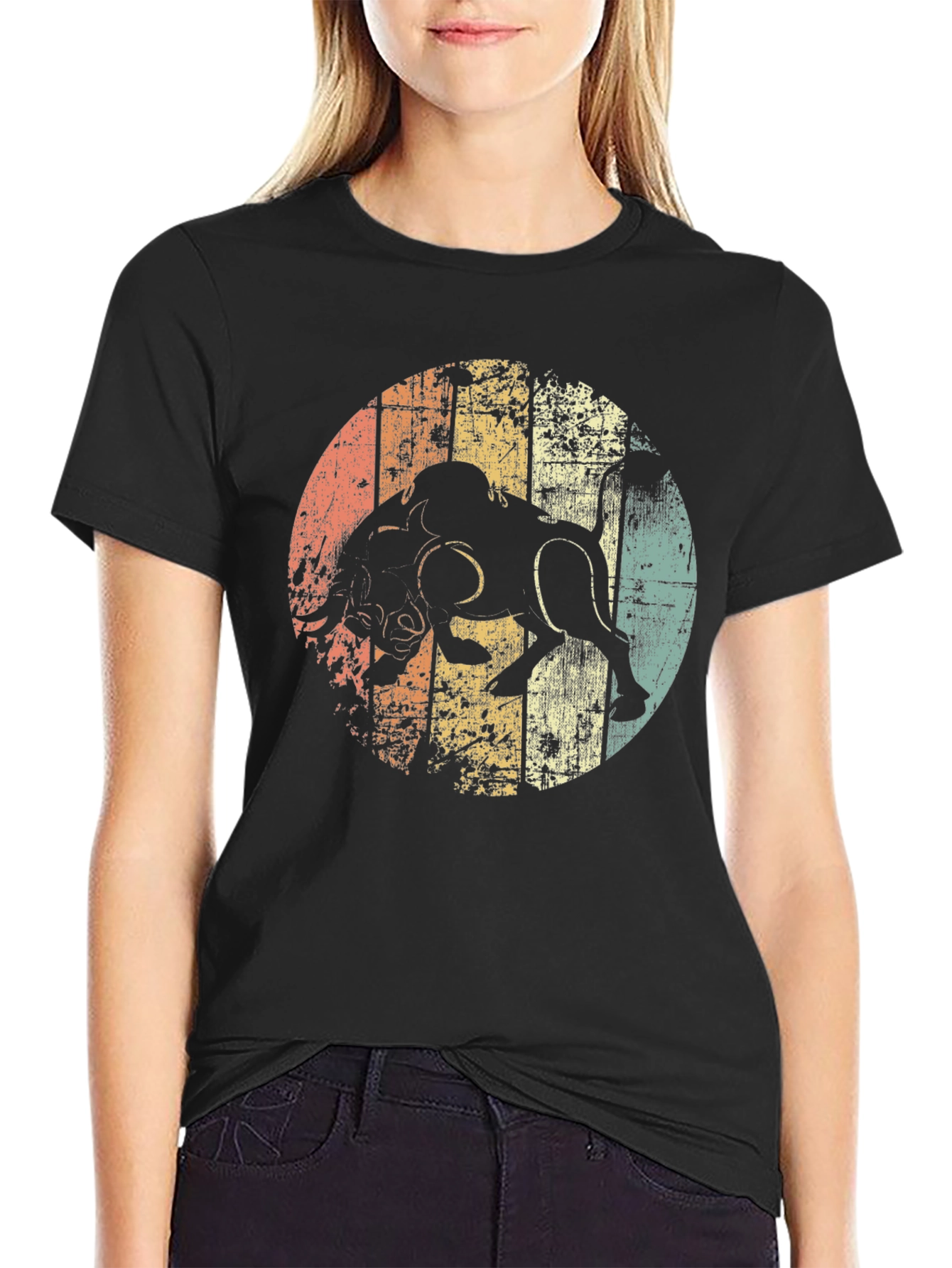 Vintage Zodiac Taurus Graphic T-Shirt