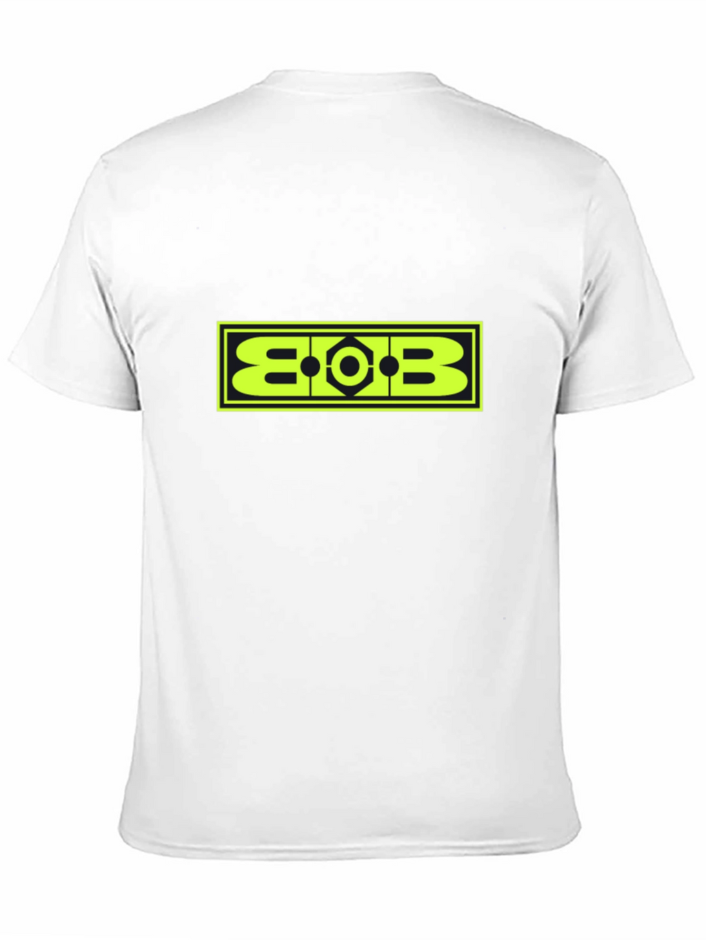 Geometric BOB Graphic Tee - Bold Black T-Shirt