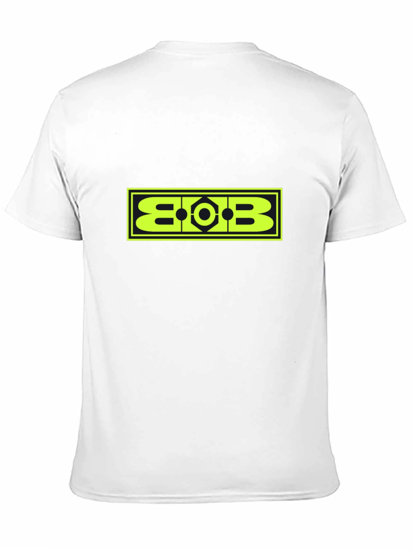Geometric BOB Graphic Tee - Bold Black T-Shirt