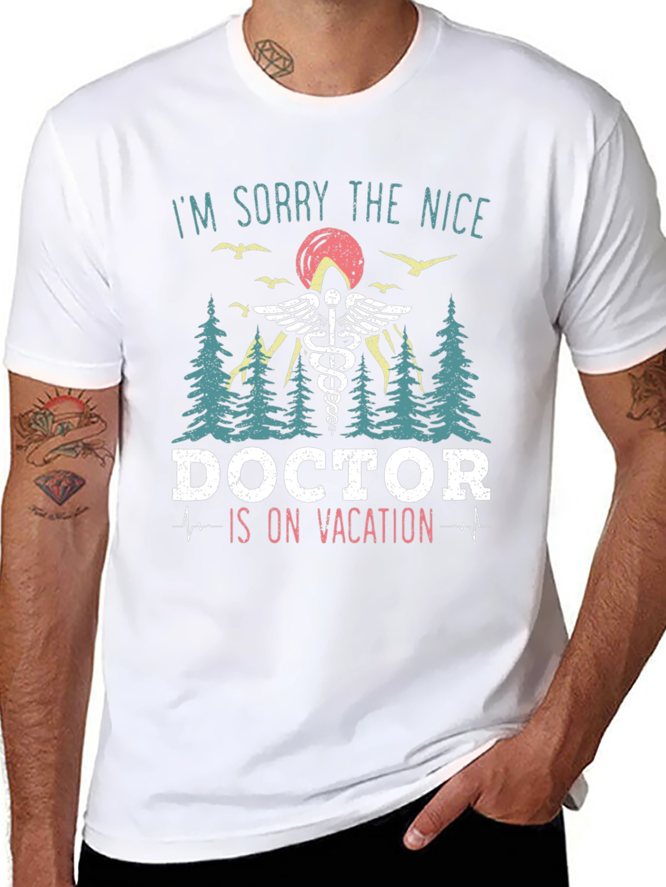 Doctor On Vacation Graphic T-Shirt