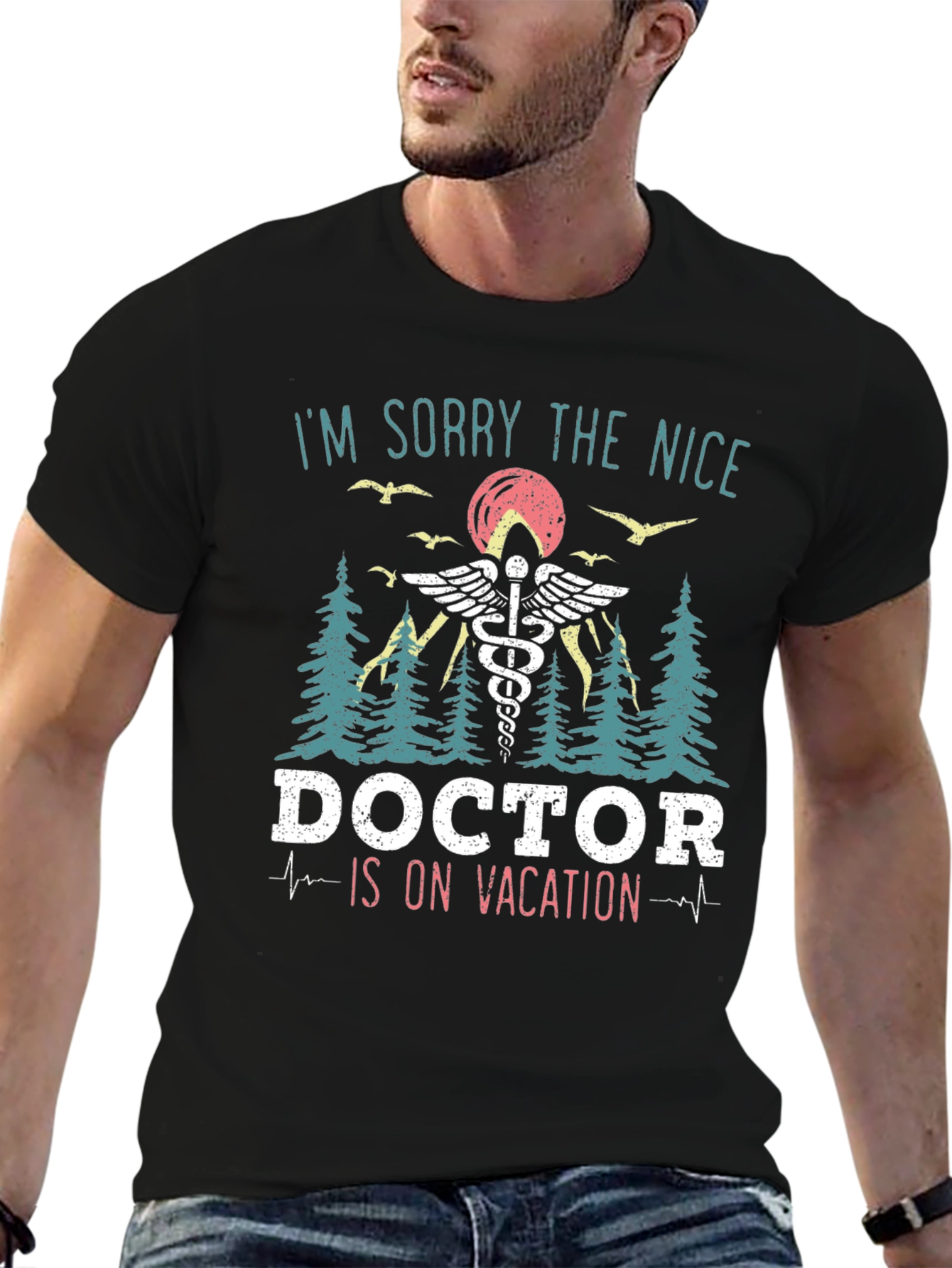 Doctor On Vacation Graphic T-Shirt
