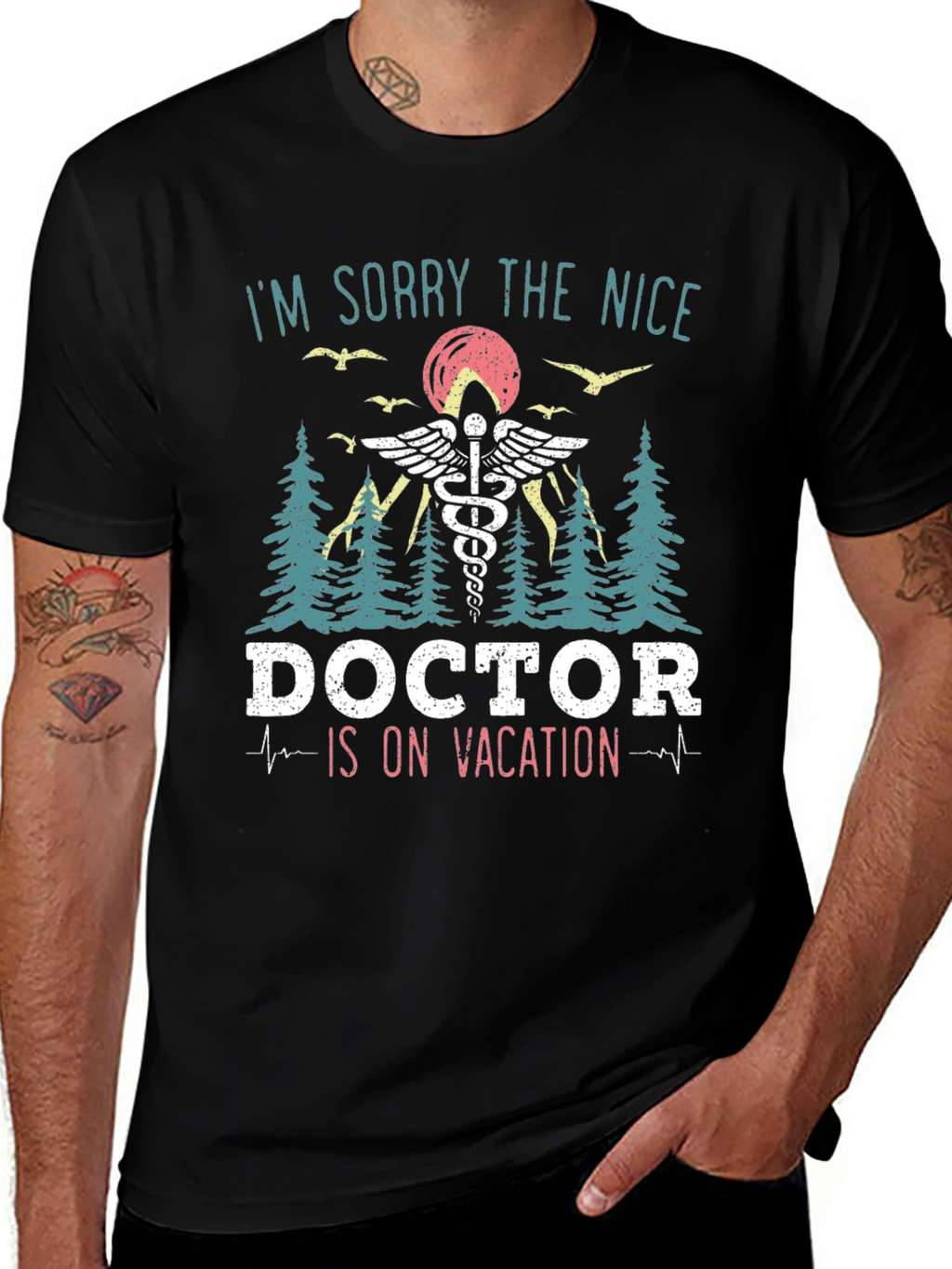 Doctor On Vacation Graphic T-Shirt