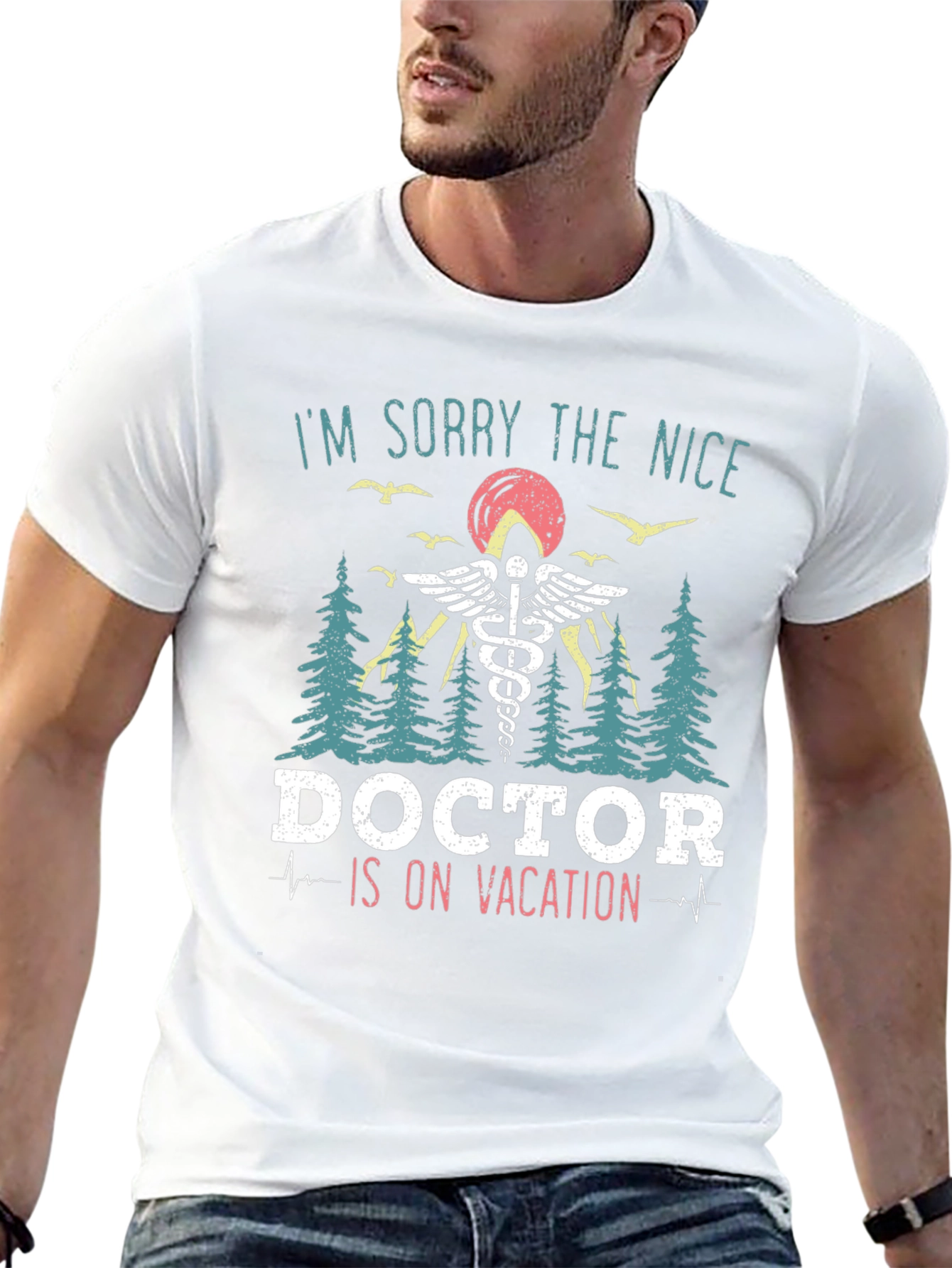 Doctor On Vacation Graphic T-Shirt