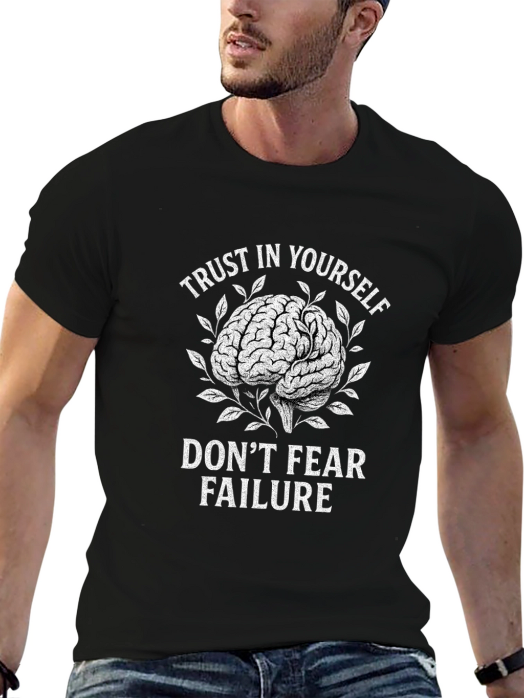 Trust Yourself Brain Graphic T-Shirt