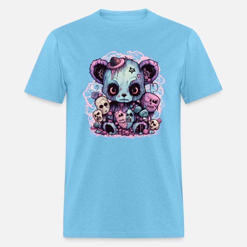 Creepy Blue Kawaii Bear