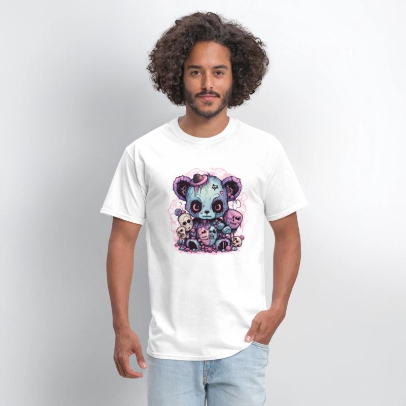 Creepy Blue Kawaii Bear