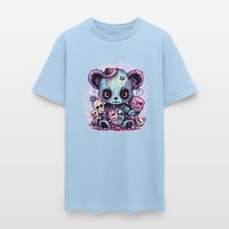 Creepy Blue Kawaii Bear