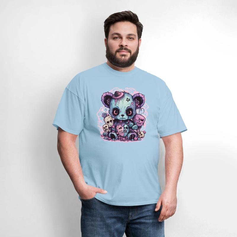 Creepy Blue Kawaii Bear