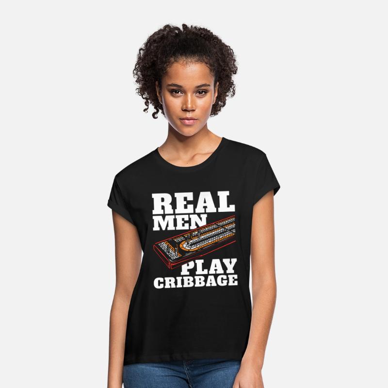 Cribbage Real Men Play Cribbage Loves Board Game