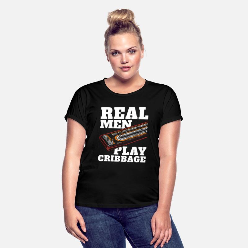 Cribbage Real Men Play Cribbage Loves Board Game