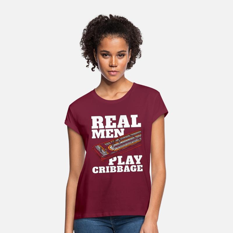 Cribbage Real Men Play Cribbage Loves Board Game