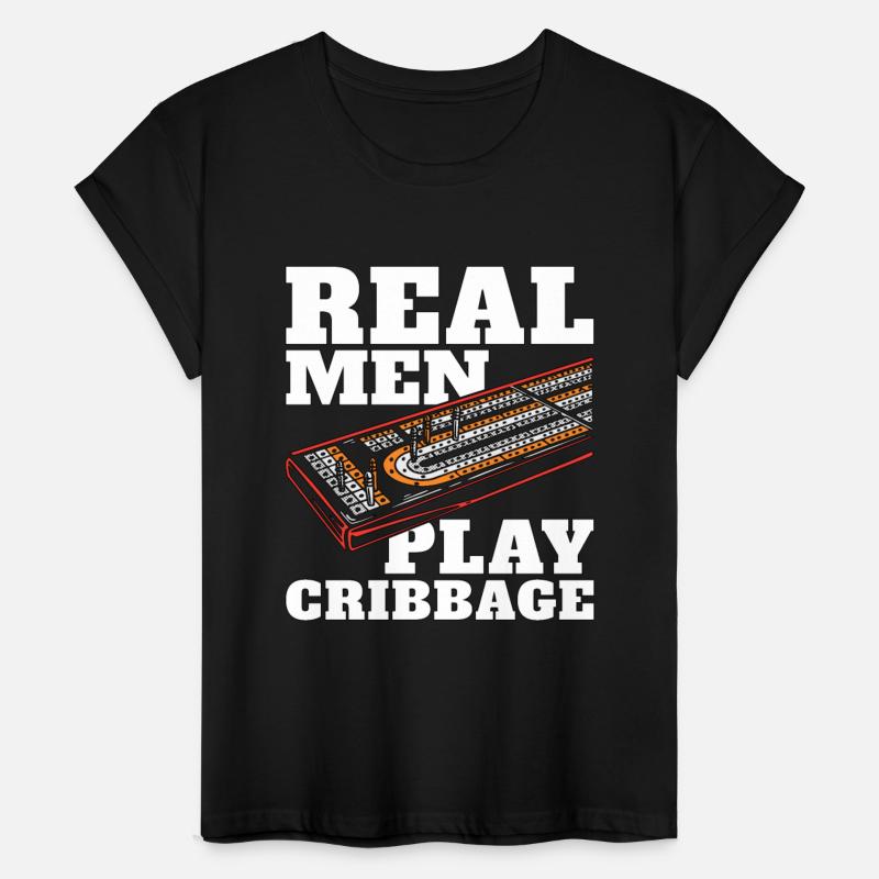 Cribbage Real Men Play Cribbage Loves Board Game