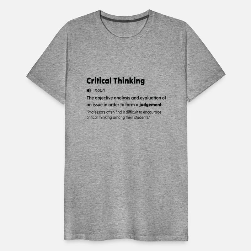 Critical Thinking Definition Funny Saying