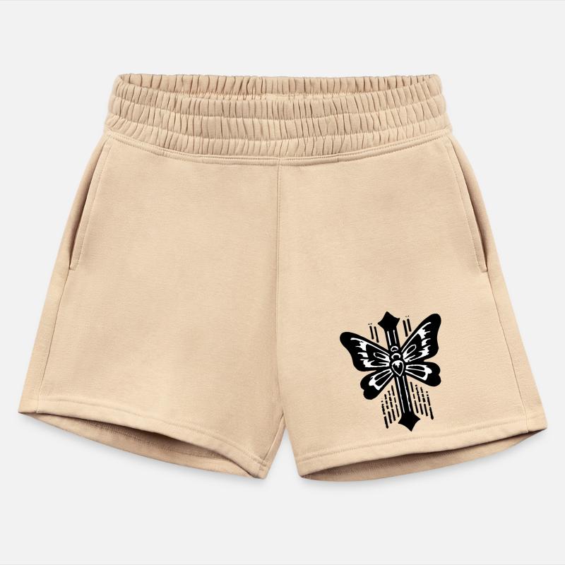 Crossed Butterfly Tattoo