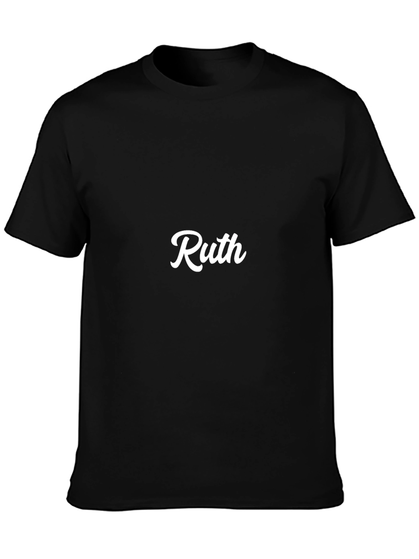 Ruth Personalized Black T-Shirt