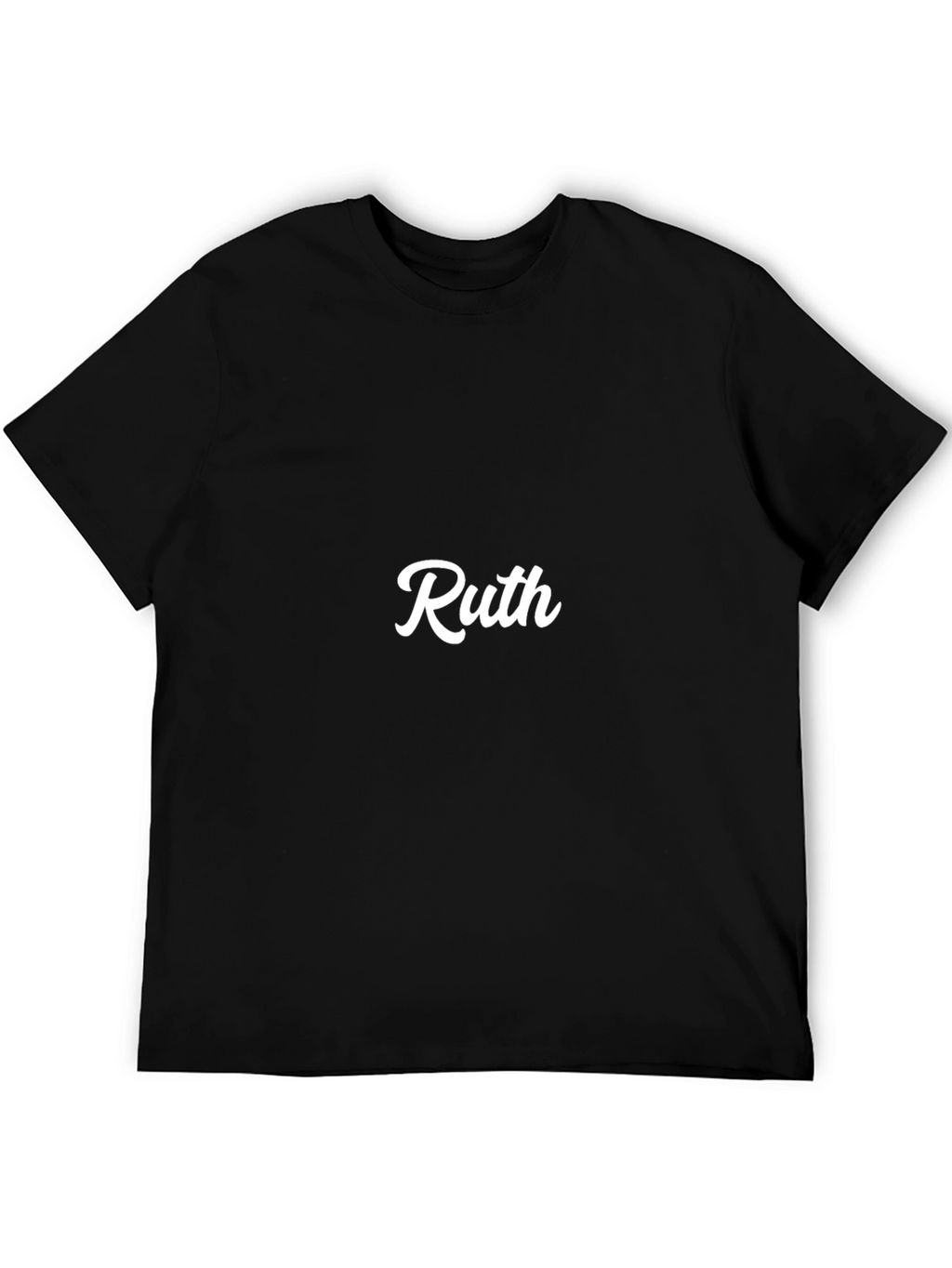 Ruth Personalized Black T-Shirt