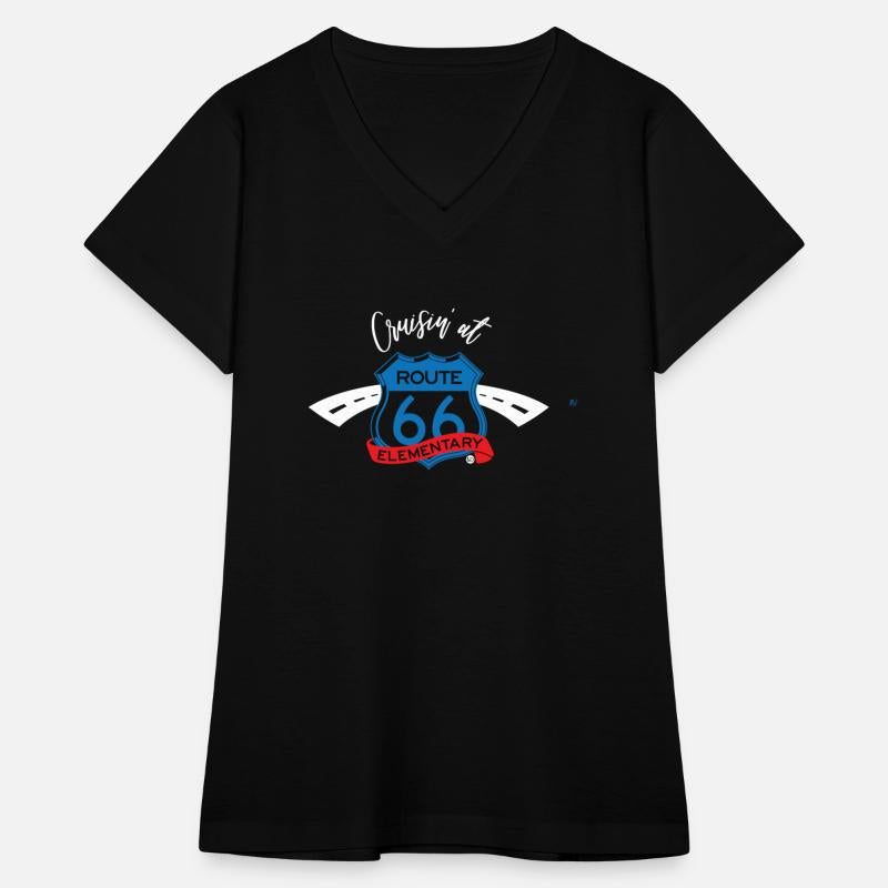 Cruisin' at Route 66 Elementary (for dark colours)