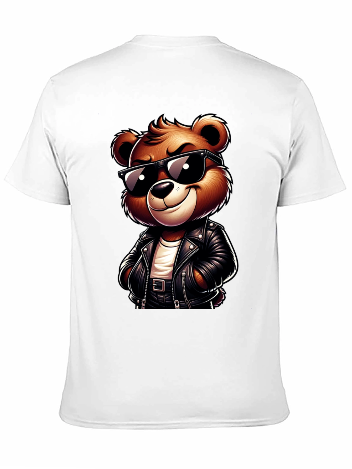 Cool Bear Graphic Tee - Black Casual Shirt