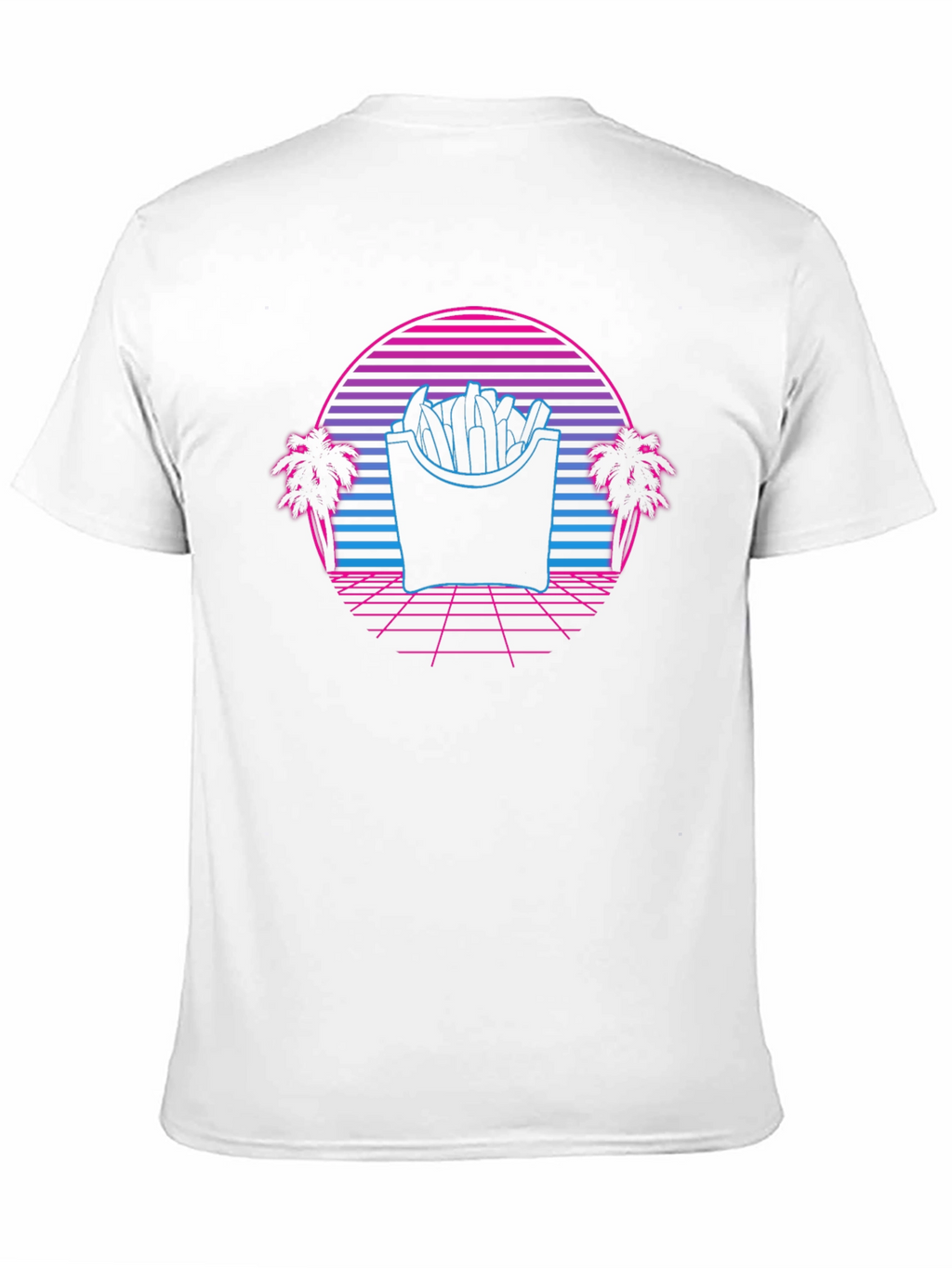Retro Fries T-Shirt - Synthwave Graphic Tee