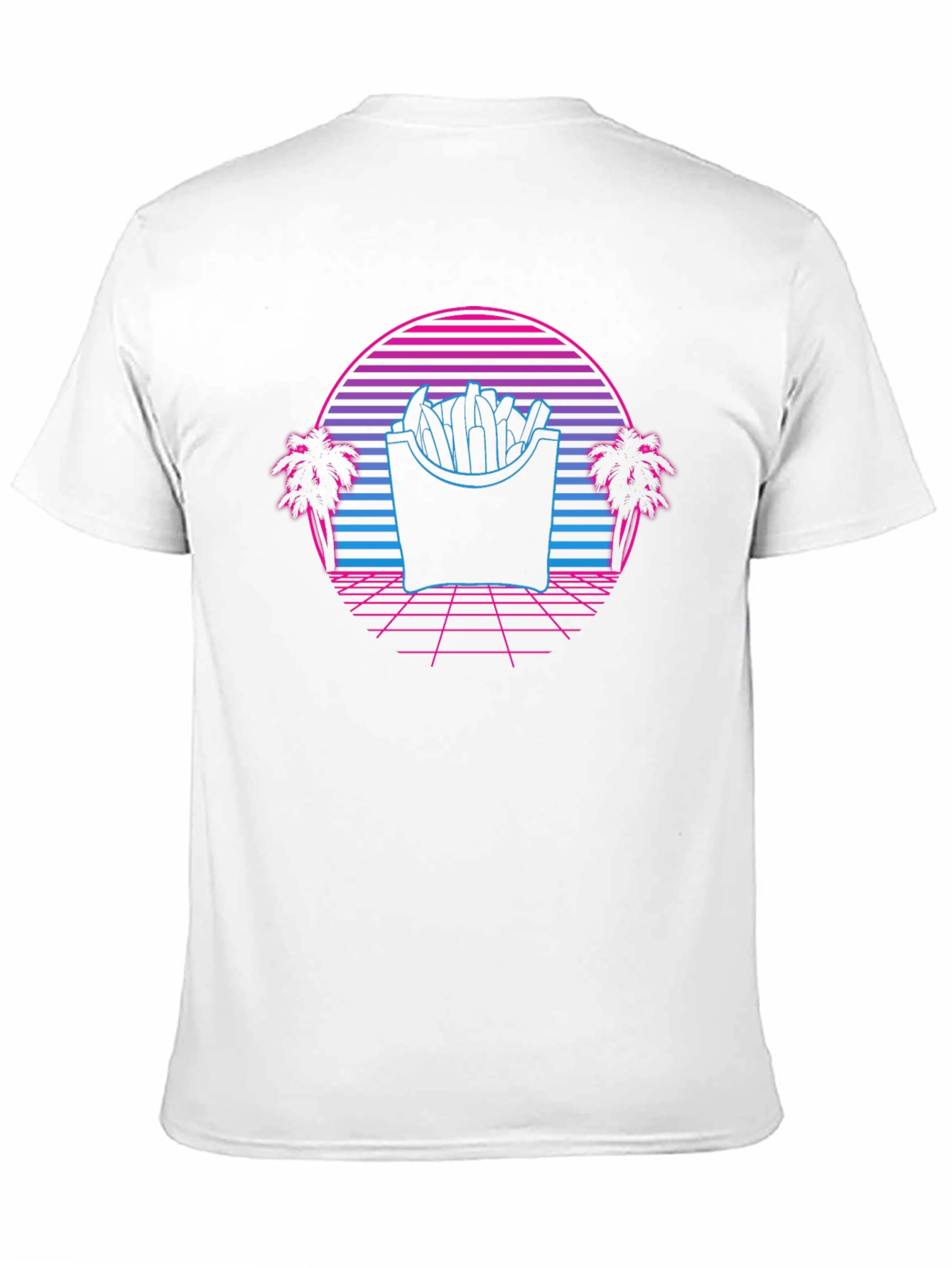 Retro Fries T-Shirt - Synthwave Graphic Tee