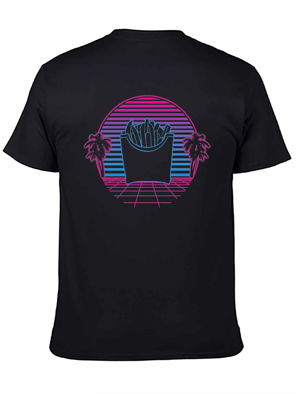 Retro Fries T-Shirt - Synthwave Graphic Tee