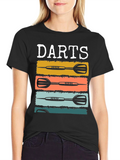 Darts Retro Design T-Shirt