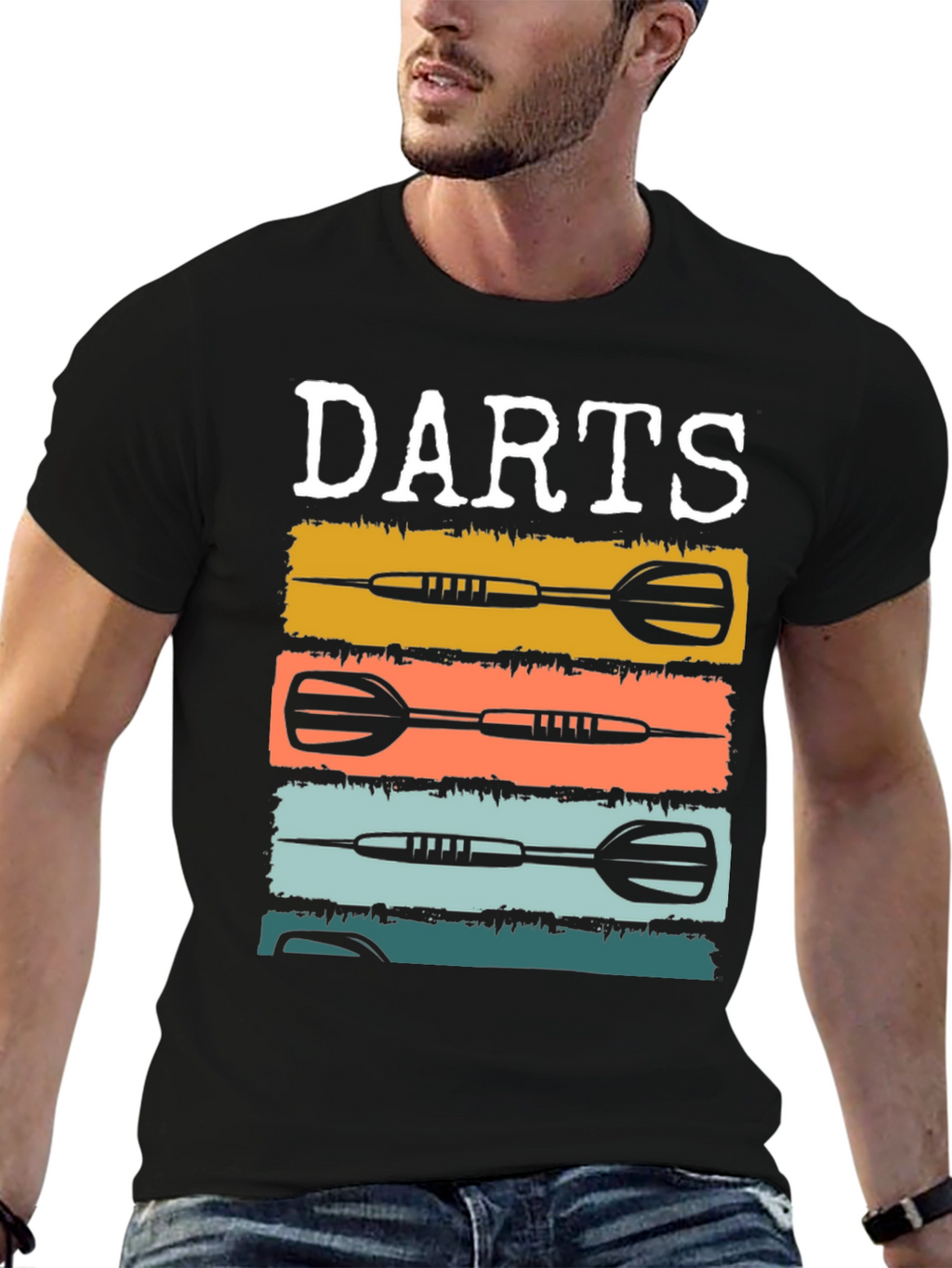 Darts Retro Design T-Shirt