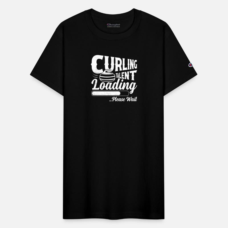 Curling Talent Loading ...Please Wait Broom Curler