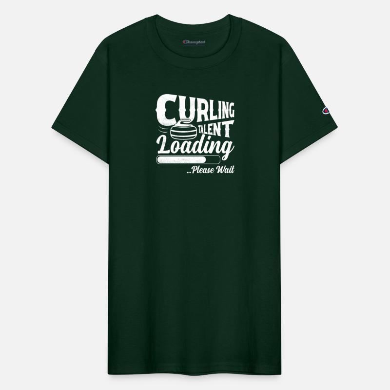 Curling Talent Loading ...Please Wait Broom Curler