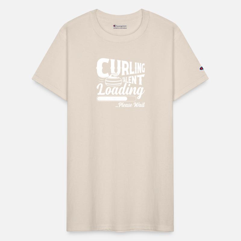 Curling Talent Loading ...Please Wait Broom Curler