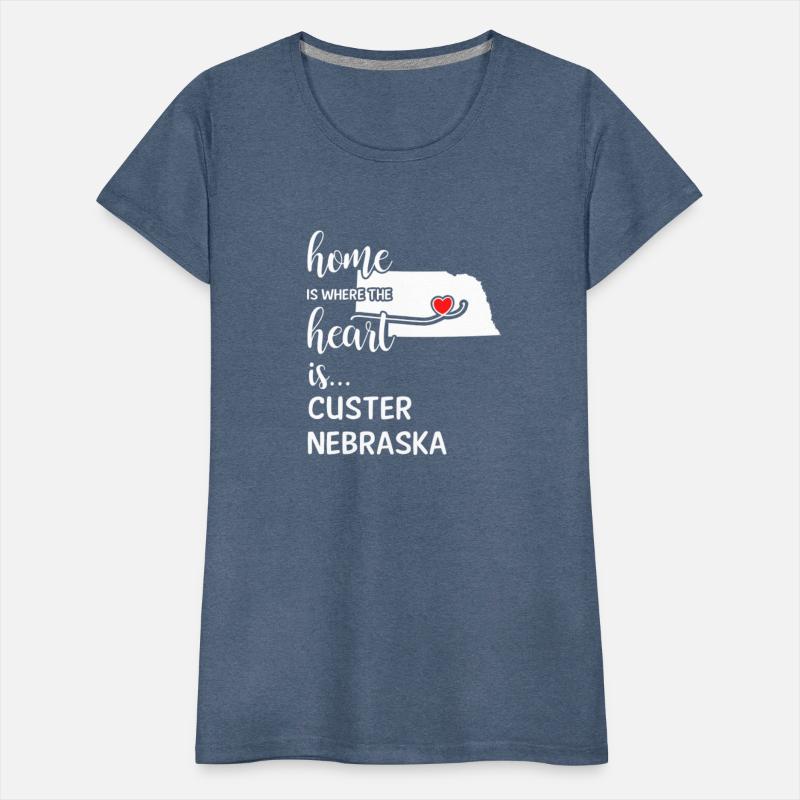 Custer County Nebraska Is Where My Heart Is Gift