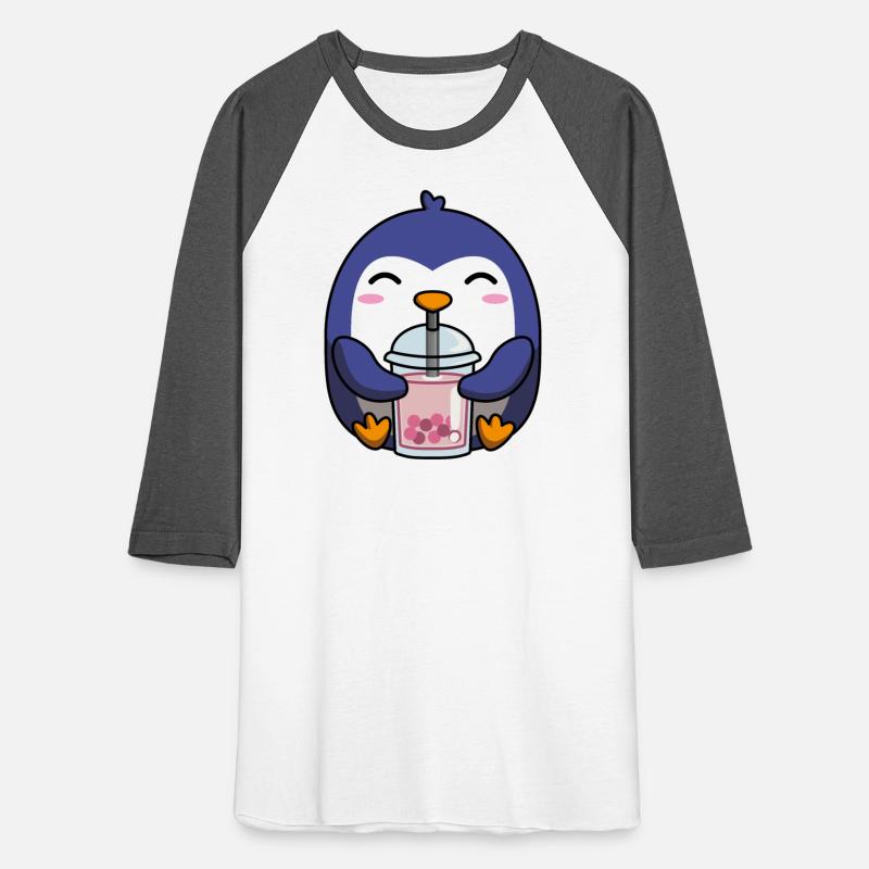 Cute Adorable Bubbly Penguin with Bubble Tea