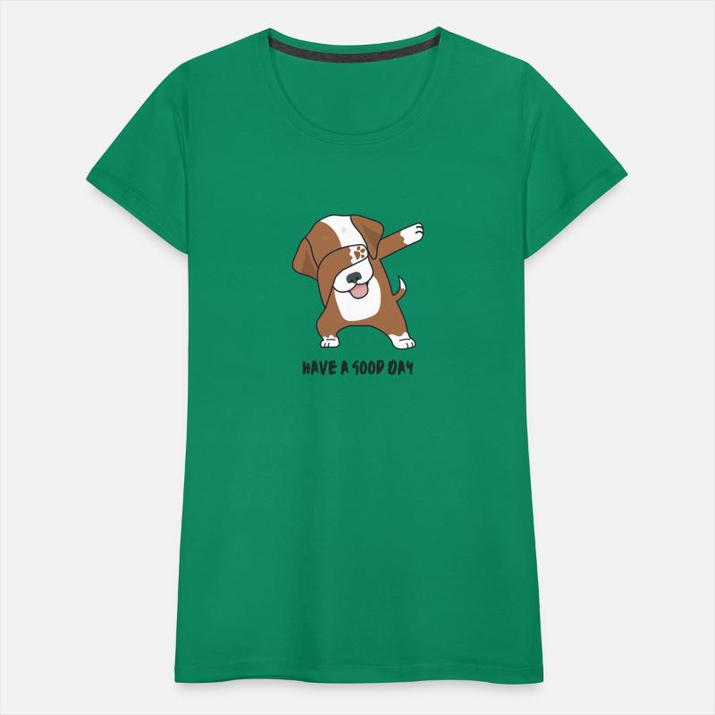 Cute brown Dog wishing have a Good day