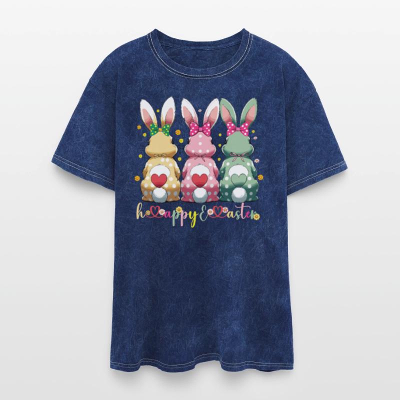 Cute Easter Bunny Trio – Happy Easter Design